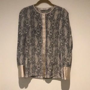 REISS Silk Long Sleeve